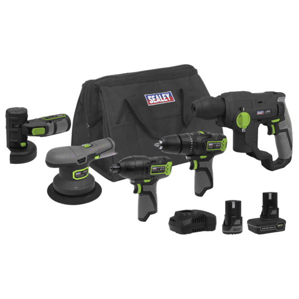5 x SV10.8 Series Cordless Power Tool Kit 10.8V - 2 Batteries
