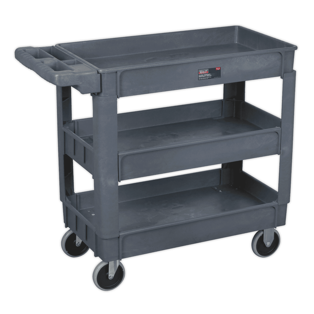 Composite Heavy-Duty Trolley 3-Level - Image 2