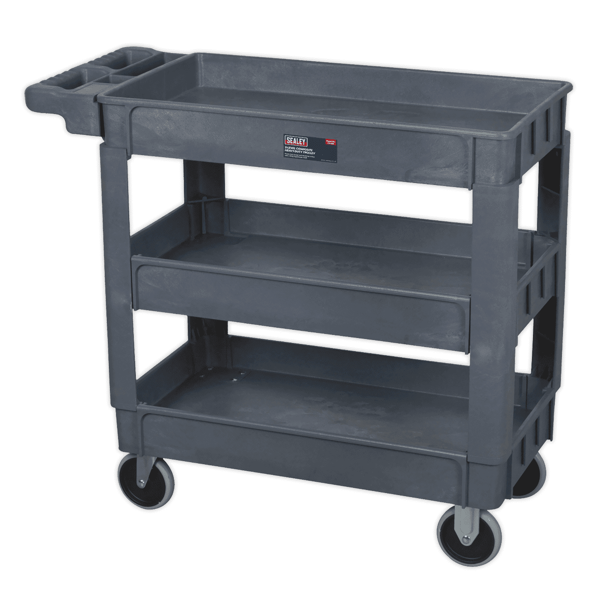 Composite Heavy-Duty Trolley 3-Level - Image 3