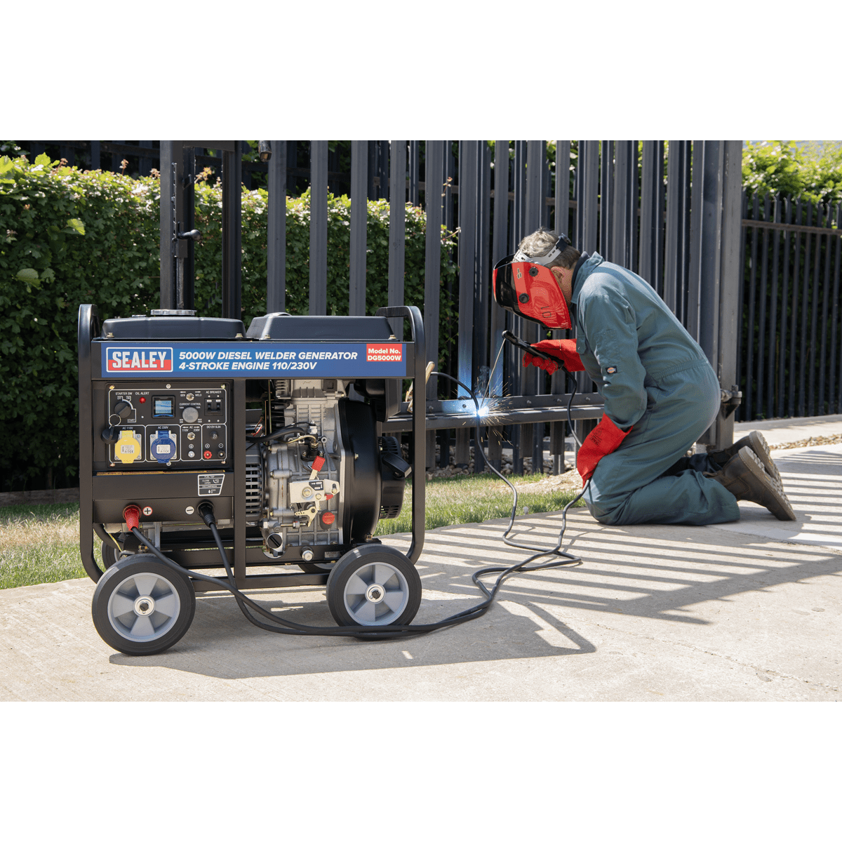 5000W Diesel Welder Generator 4-Stroke Engine 110/230V - Image 5