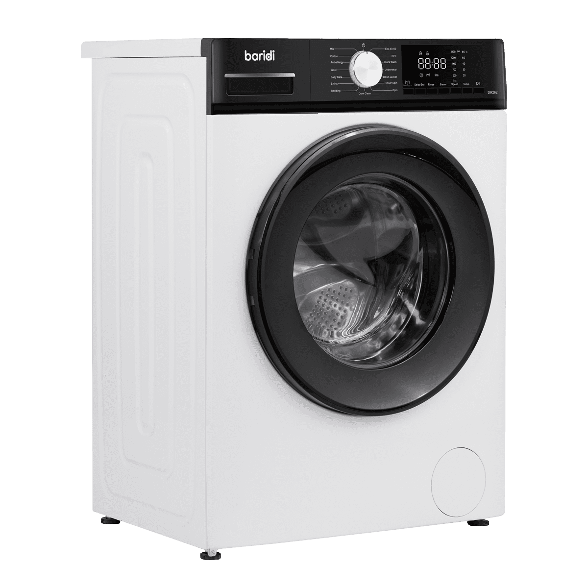 8kg Washing Machine, Front Loading, 1400rpm Energy Rating A – White