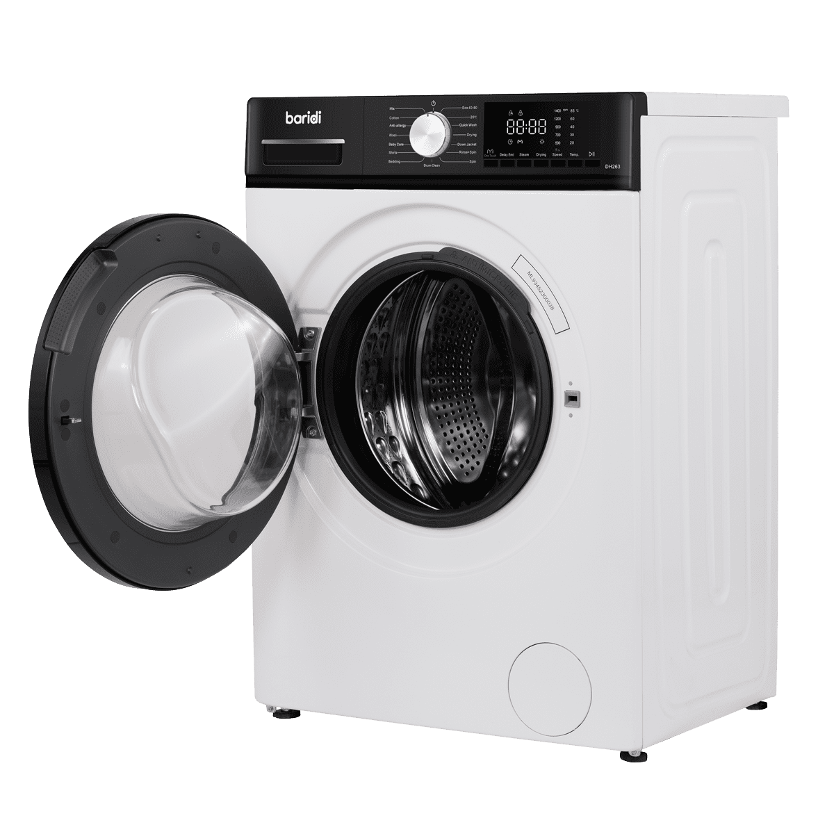 8kg Washing Machine, Front Loading, 1400rpm Energy Rating A – White - Image 4