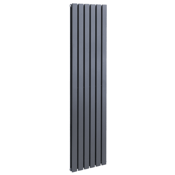Baridi Vertical Radiator Contemporary Double Flat Panel Design 420 x 1800mm – Anthracite