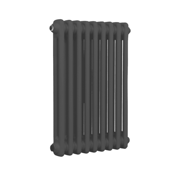 Baridi Horizontal Traditional 2 Column Radiator 600 x 427mm – Anthracite