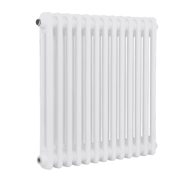 Baridi Horizontal Traditional 2 Column Radiator 600 x 607mm – White
