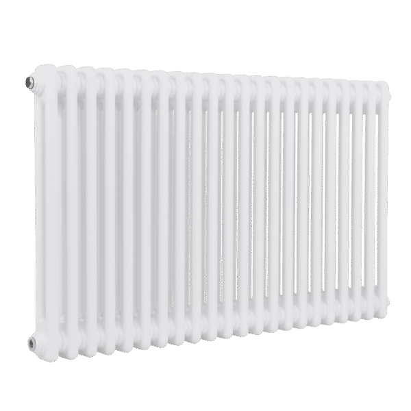 Baridi Horizontal Traditional 2 Column Radiator 600 x 1012mm – White