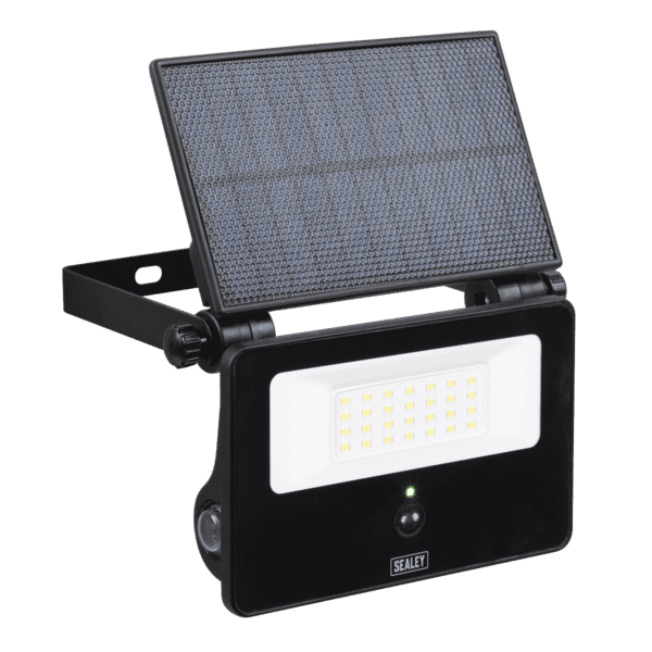Extra-Slim Solar Floodlight with Wall Bracket 20W SMD LED