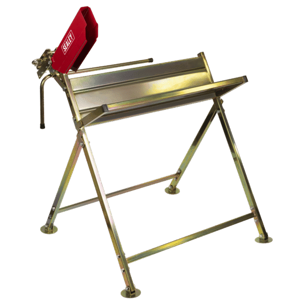 Heavy-Duty Sawhorse with Chainsaw Holder