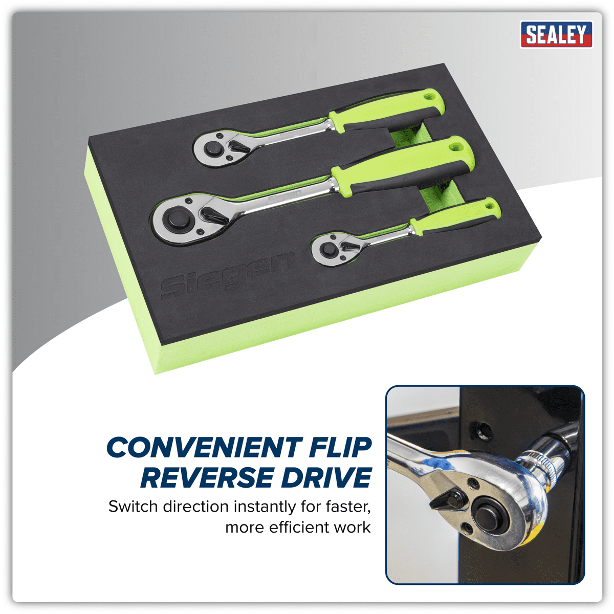 Ratchet Wrench Set 3pc - Image 3
