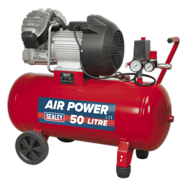 50L V-Twin Direct Drive Air Compressor 3hp