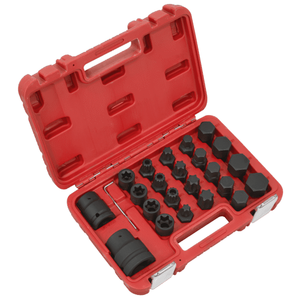 Impact Socket & Bit Set 3/4"Sq & 1"Sq Drive 23pc
