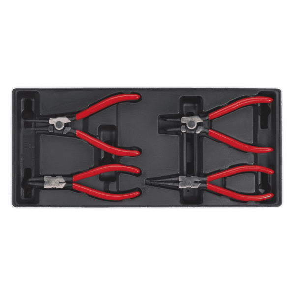 Premier Circlip Pliers Set with Tool Tray 4pc