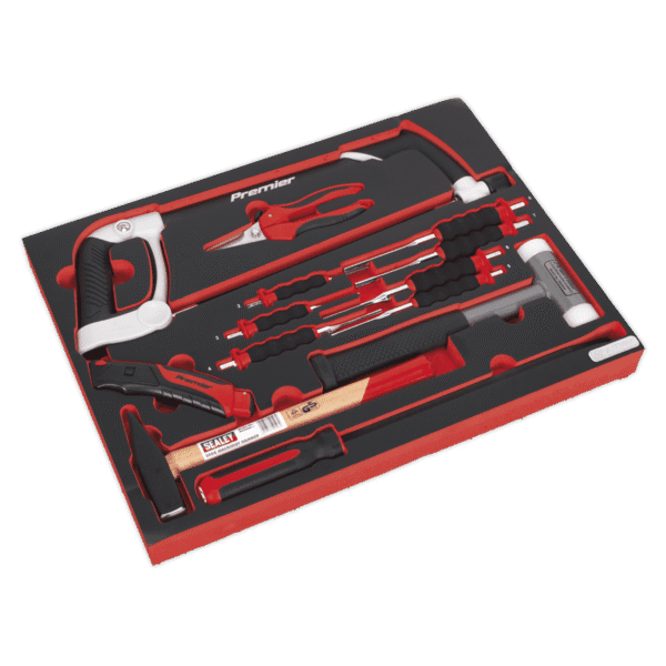 Premier Platinum Hacksaw, Hammers & Punch Kit with Tool Tray 13pc