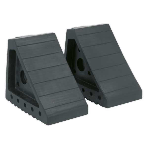 Rubber Wheel Chocks - Pair