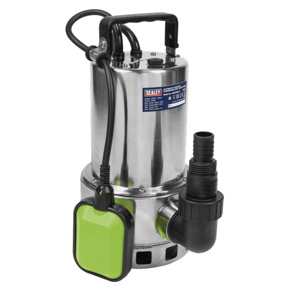 Submersible Stainless Water Pump Automatic Dirty Water 225L/min 230V