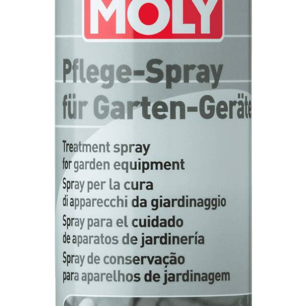 Pflegespray für Gartengeräte