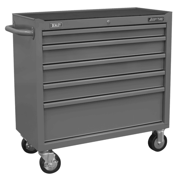 American PRO® Rollcab 5 Drawer - Grey