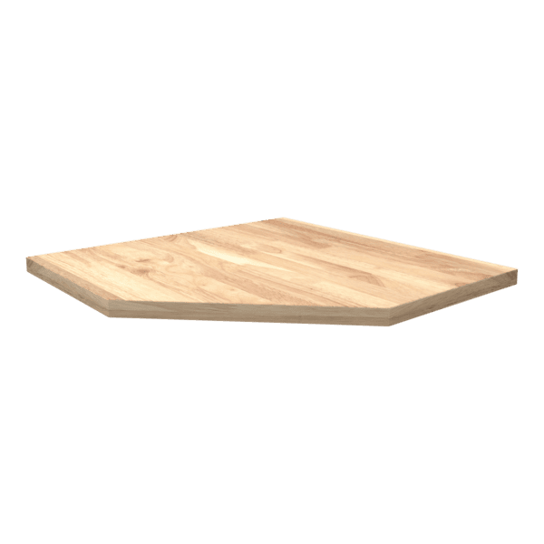 Superline PRO® Black Edition Rubber Wood Worktop for Modular Corner Cabinet 860mm