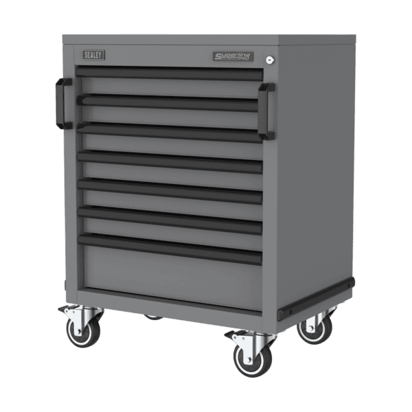 Superline PRO® Black Edition Modular Mobile Cabinet 7 Drawer 646mm