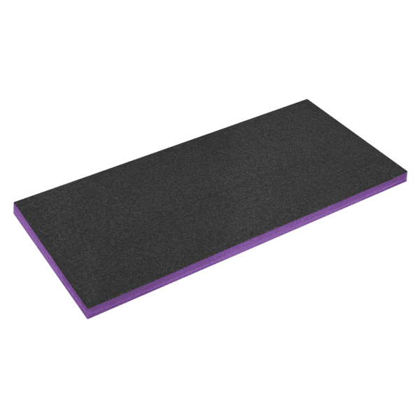 Easy Peel Shadow Foam® 1200 x 550 x 50mm - Purple/Black